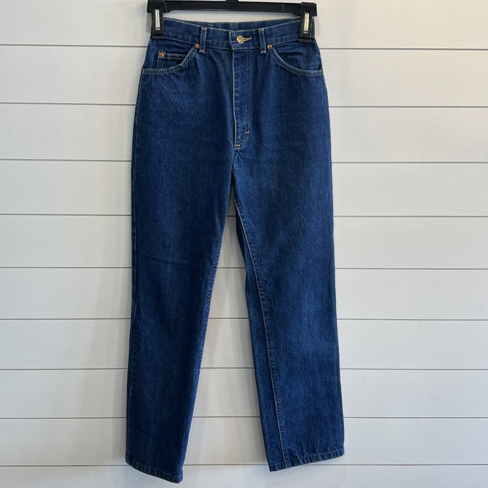 Vintage Lee Jeans Womens Size 10 L (25X28) High Rise Jeans Tapered Union Made